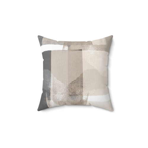 Geometric Abstract Building Blocks Throw Pillow