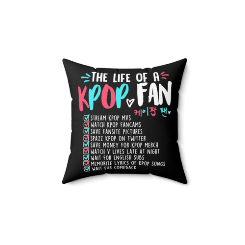 Kpop Fan Pillow featuring your favorite K-Pop artists