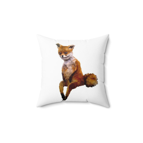 Stoned Fox Meme Taxidermy Pillow