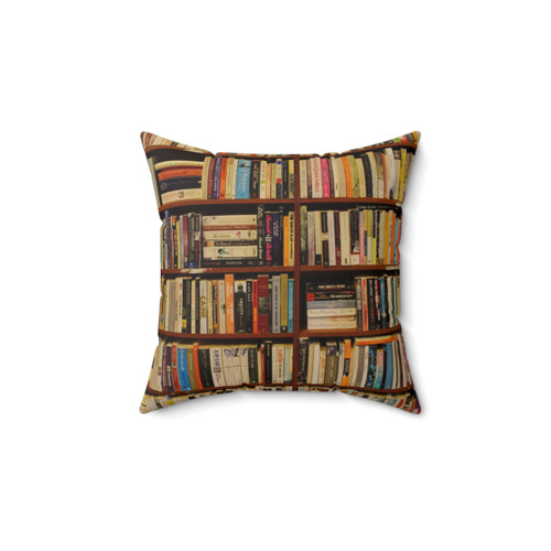 Bookshelf Reading Pillow for Book Lovers