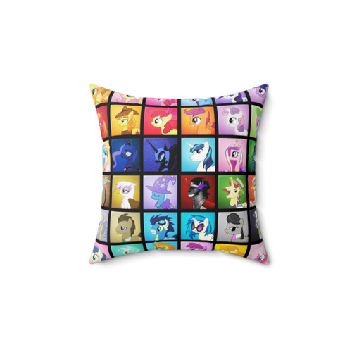 Pony Blocks Decorative Throw Pillow
