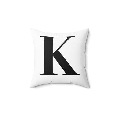 Monogram Initial Throw Pillow