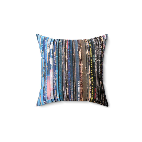 Retro Vinyl Record Pillow for Music Lovers