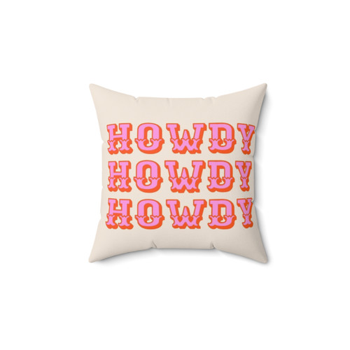 Howdy Howdy Western-Style Pillow