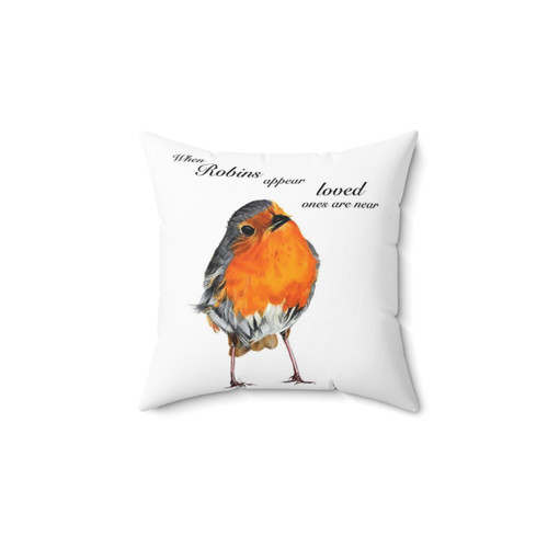 Remembrance Robin Redbreast Pillow