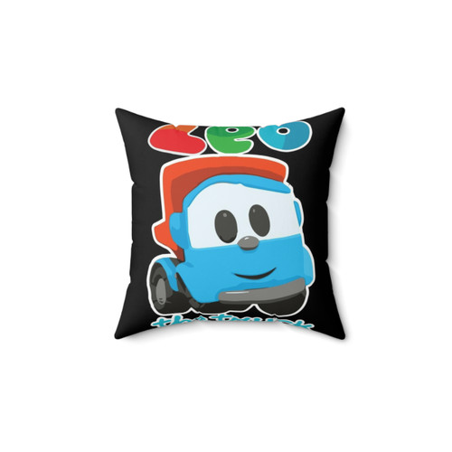 Colorful Leo the Truck Pillow for Kids