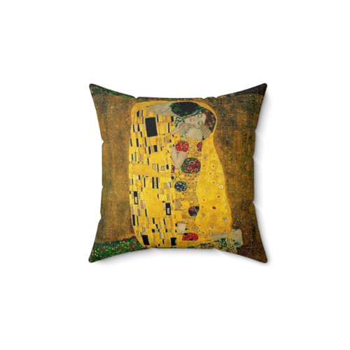 Liebespaar - The Lovers Pillow featuring Gustav Klimt's famous painting