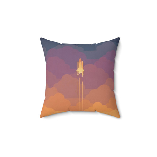 Clouds Pillow - Decorative Space Themed Cushion