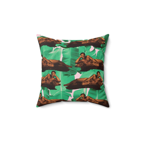 Bearskin Burt Reynolds Inspired Pillow