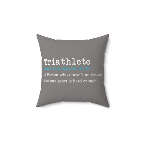 Triathlon Definition Pillow