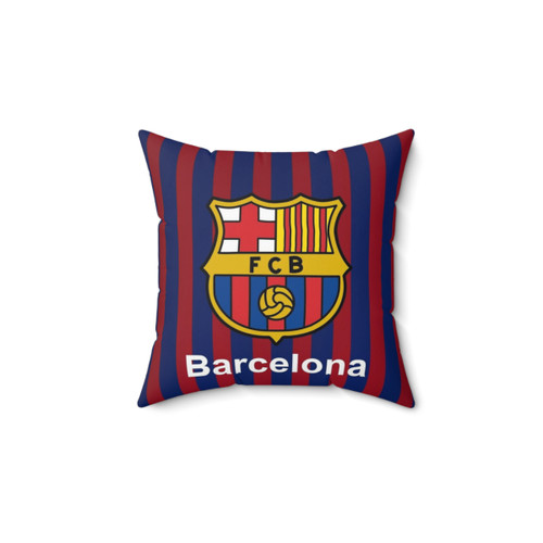 FC Barcelona Flag of Catalonia Football Pillow