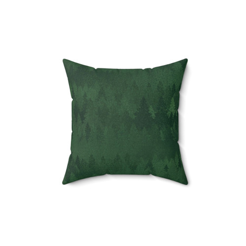 TREE LINE patterned pillow with nature-inspired design