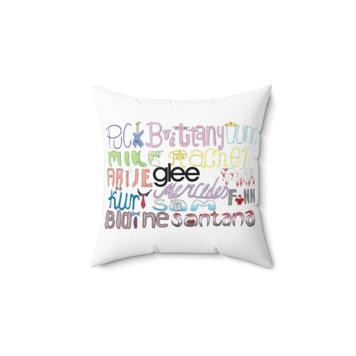 Glee Inspired Name Art Pillow