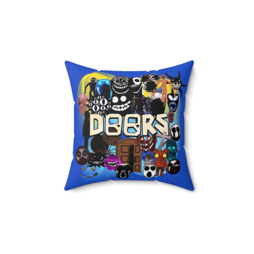 Doors Game Pillow with Roblox Doors Inspired Design