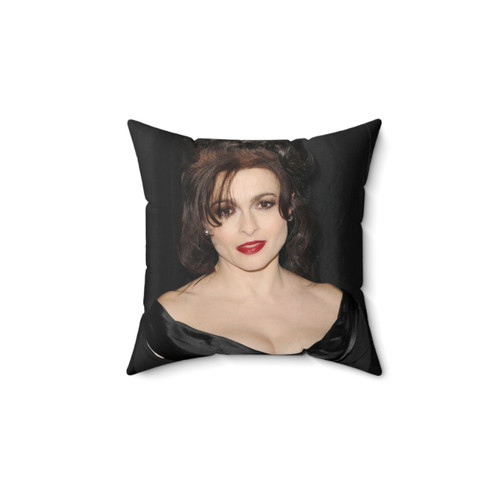 Helena Bonham Carter Themed Decorative Pillow