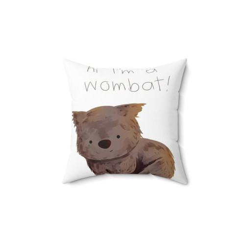 Soft Wombat Plush Pillow - Cuddly Animal Accent Cushion