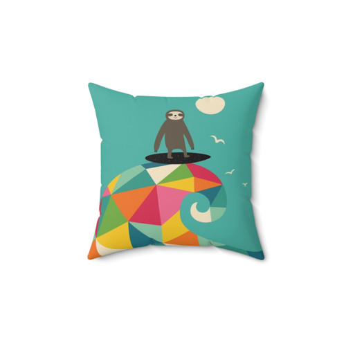Surfs Up Sloth Pillow