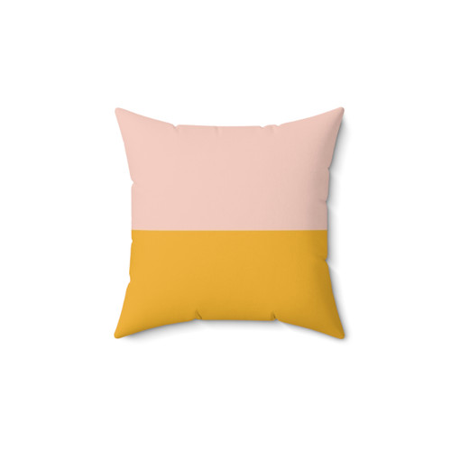 Minimalist Color Block 2 Tone Decorative Pillow