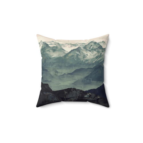 Mountain Fog Decorative Pillow