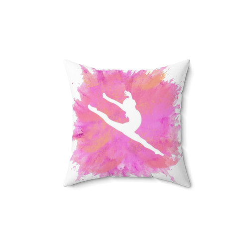 Gymnastics Silhouette Pillow