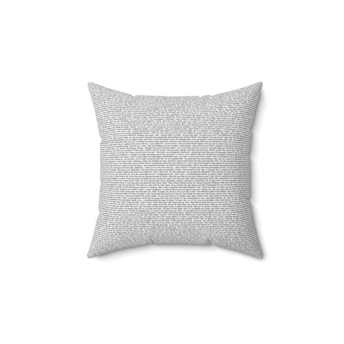 Twilight Movie Script Throw Pillow