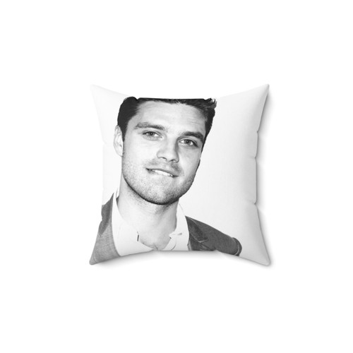 Sebastian Stan Themed Throw Pillow