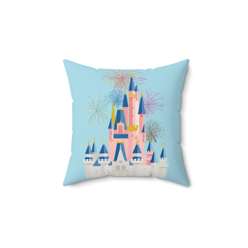 Fairytale Castle Decorative Throw Pillow