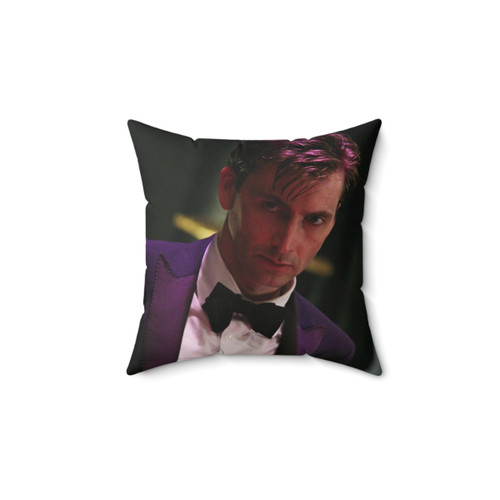 Hamlet Inspired Throw Pillow with David Tennant