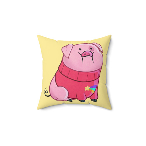Soft and plush Gravity Falls Waddles Pillow for home decor