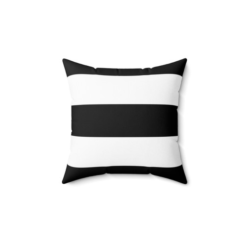 Monochrome Striped Pillow