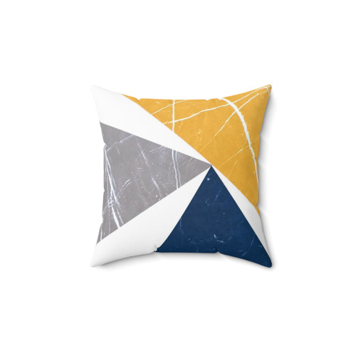 Abstract Triangle Patterned Pillow