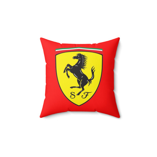 Ferrari Logo Pillow for Car Enthusiasts