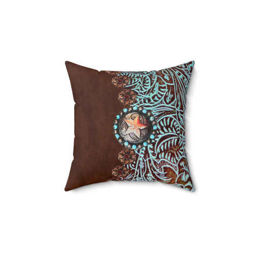 Primitive Cowboy Western Country Pillow