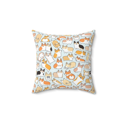 Adorable Corgi Doodle Pillow for Corgi Lovers