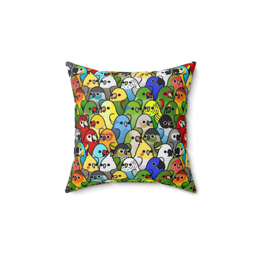 Cute Bird Squad 1 Pillow