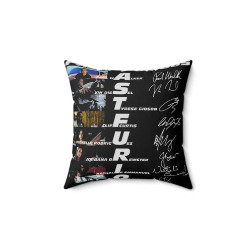 20th Anniversary Fast & Furious Signatures Pillow