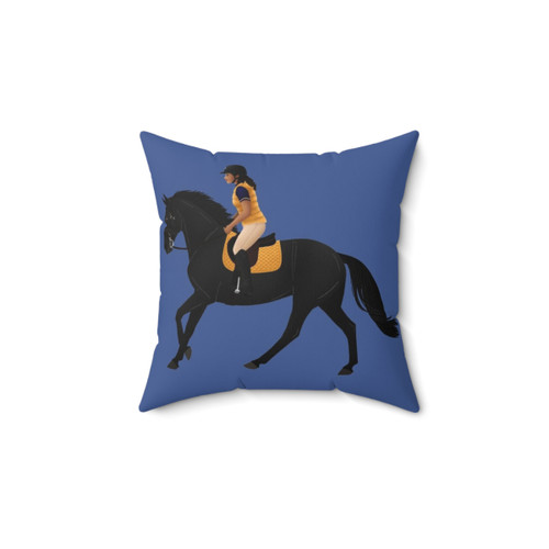 Equine Rampaige Pillow featuring Zoe and Raven from Free Rein