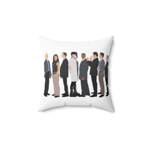 NCIS Cast Drawing Decorative Throw Pillow