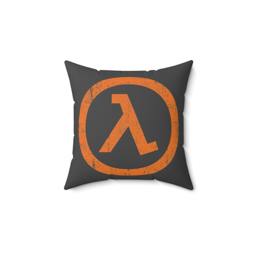 Half Life Lambda Symbol Gaming Pillow