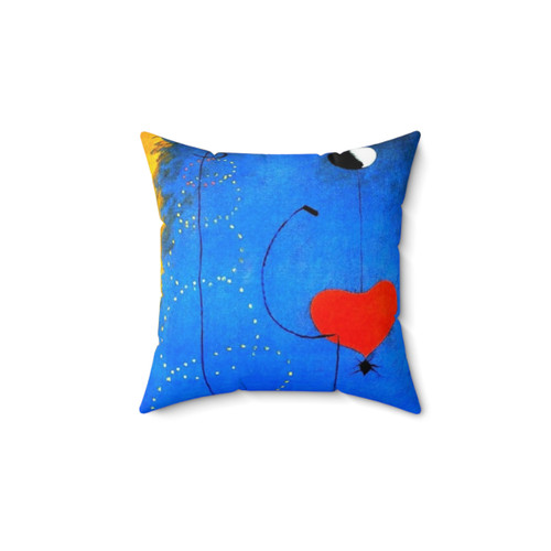 Joan Miro La Danseuse Decorative Pillow featuring Miro's Abstract Ballet Painting