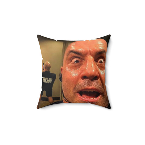 Micro Joe Rogan Pillow - Funny Meme Decorative Cushion