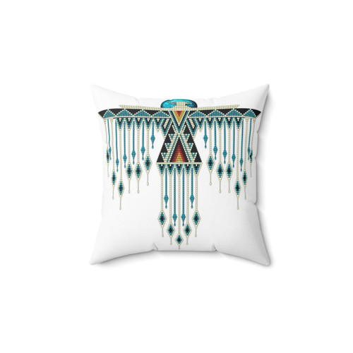 Southwestern Thunderbird Turquoise Decorative Pillow