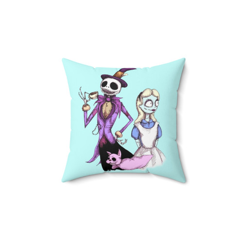 Nightmare in Wonderland Decorative Pillow