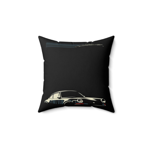 Minimalist Porsche 911 Carrera Pillow