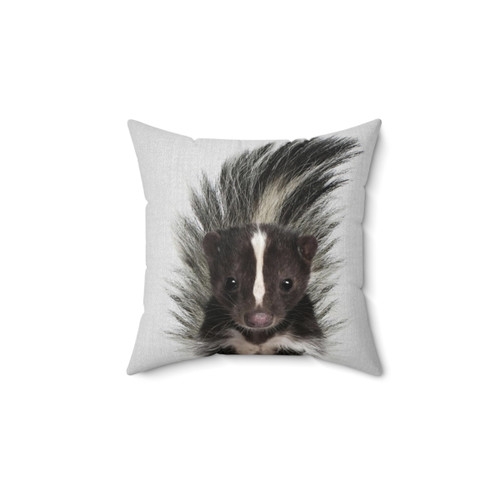 Colorful Skunk Pillow for Nursery, Kids Room