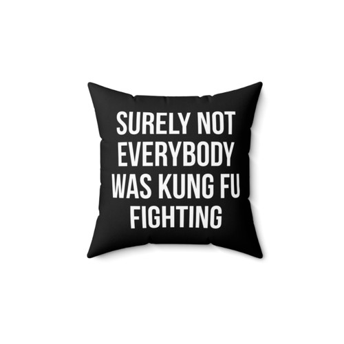 Funny Kung Fu Fighting Pillow