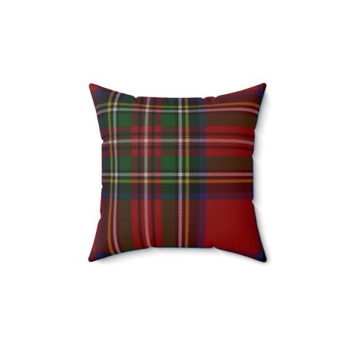 Royal Stewart Tartan Plaid Decorative Pillow