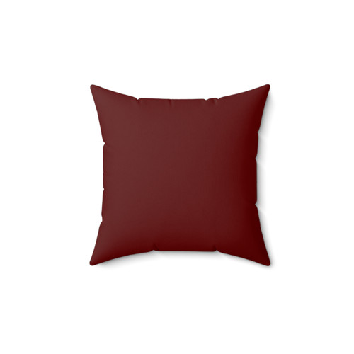 Burgundy Red Decorative Pillow