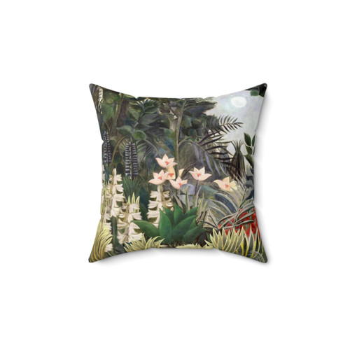 Equatorial Jungle Henri Rousseau Decorative Throw Pillow