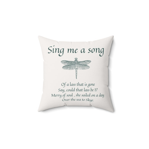 Outlander Dragonfly Dark Pillow